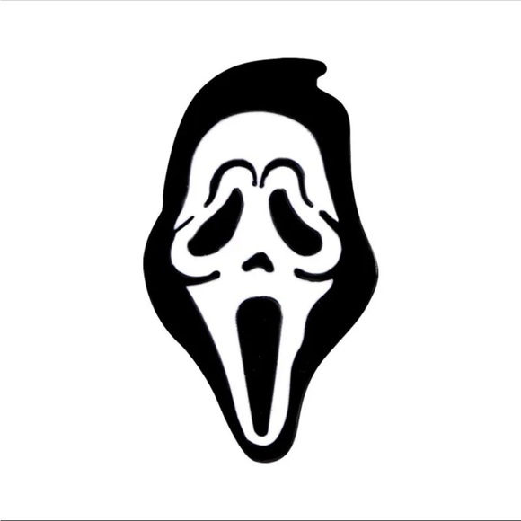 5/20$  Scream Ghost Face Ghostface Horror Kawaii Aesthetic Goth Enamel Pin - Picture 9 of 16